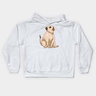 Meerkat Baby Pacifier Kids Hoodie